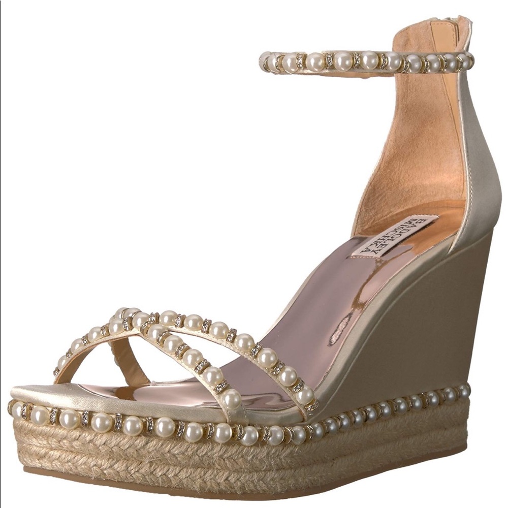 Badgley Mischka Sloan Espadrille Wedge Wedding